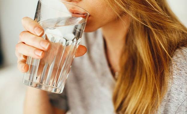 Stay hydrated for healthier skin.